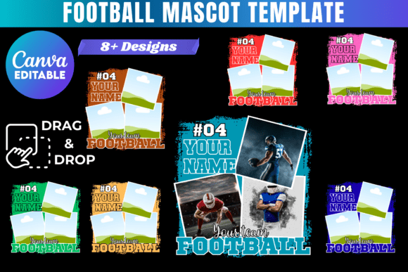 Download 10 Football Photo Insert Canva Bundle - Bundle Collection