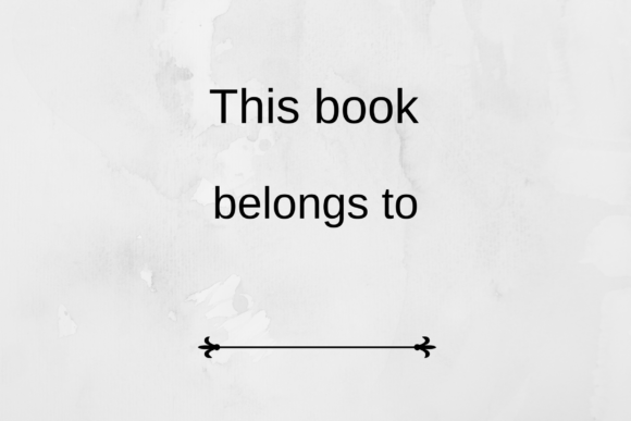 Download Plain Simple This Book Belongs to Pages - Premium Resources