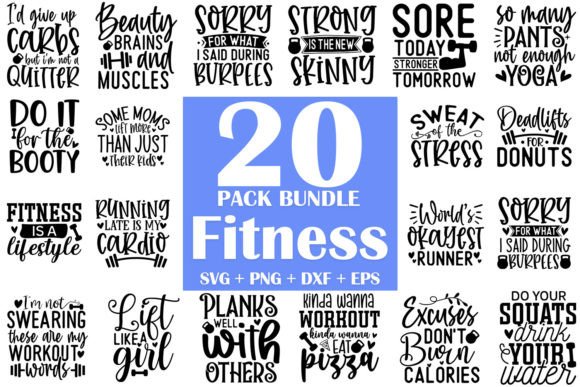 Download Fitness SVG Bundle - Bundle Collection